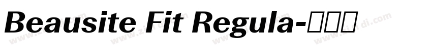 Beausite Fit Regula字体转换